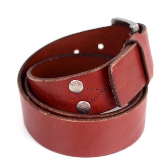 Penguin BROWN GENUINE LEATHER 1 1/2"Wd CASUAL DRESS MEN'S BELT Sz 38/95 (A11 - Picture 5 of 14